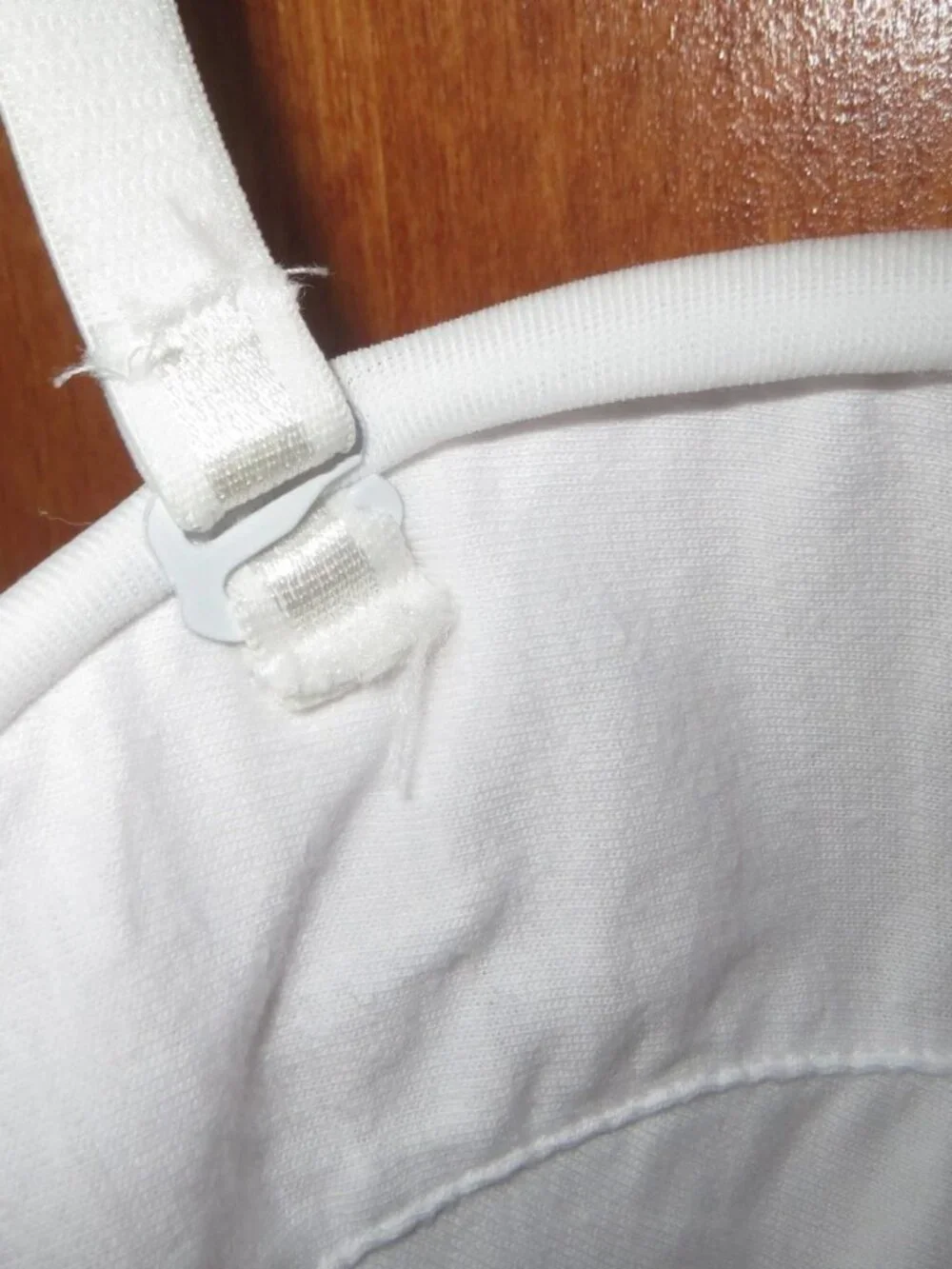 Bridal Bustier 38D Strapless With Garters, Includes NIP Straps White GUC - Picture 10 of 14